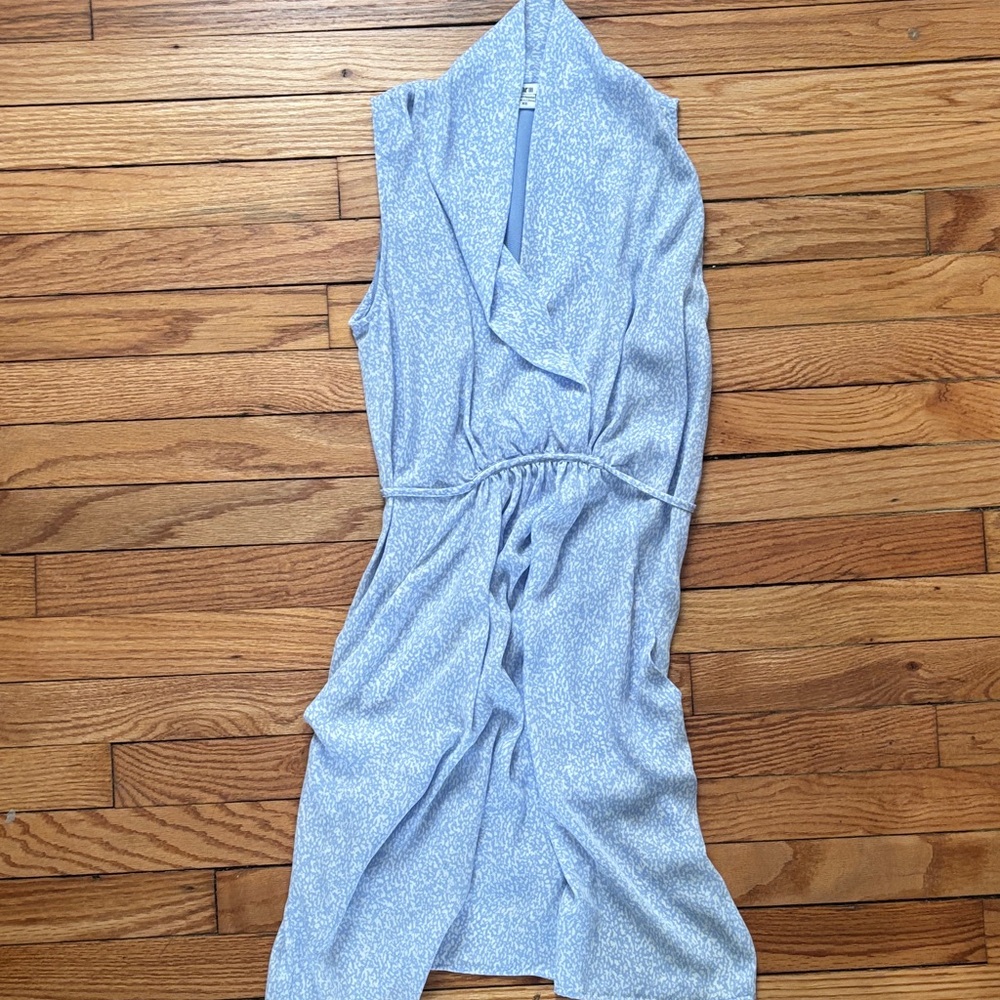 Bar III Light Blue Patterned dress